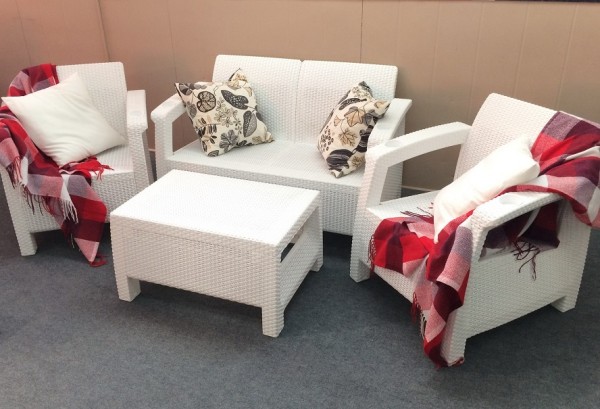 Комплект Yalta Terrace Set белый купить в Воскресенске