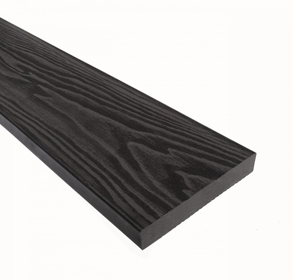 Террасная доска из ДПК Terrapol Смарт 3D Полнотелая без паза Черное дерево купить в Воскресенске