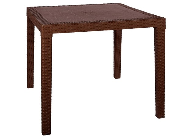 Стол квадратный FIJI Quatro Table Коричневый купить в Воскресенске