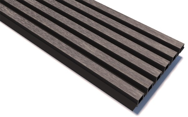 Реечные панели WOODVEX Lines Ultra Smoke gray купить в Воскресенске