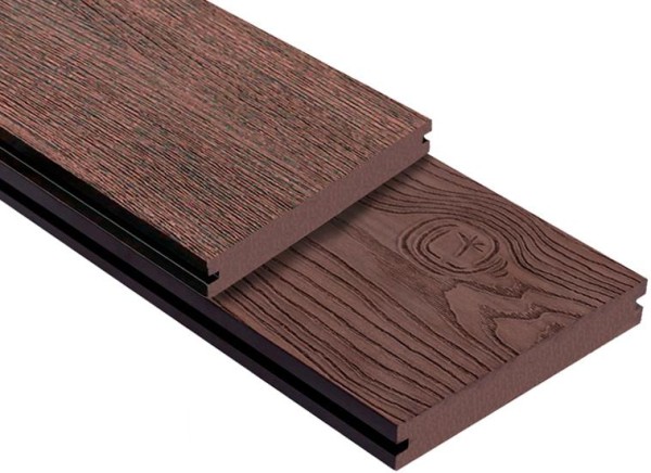 Террасная доска ДПК Outdoor 3D полнотелая STORM/OCEAN BROWN коричневая микс купить в Воскресенске