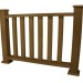 Ограждения из ДПК WOODVEX Кофе купить в Воскресенске