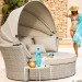 Диван-Трансформер AFINA плетеный из иск. ротанга AFM-325 Beige купить в Воскресенске