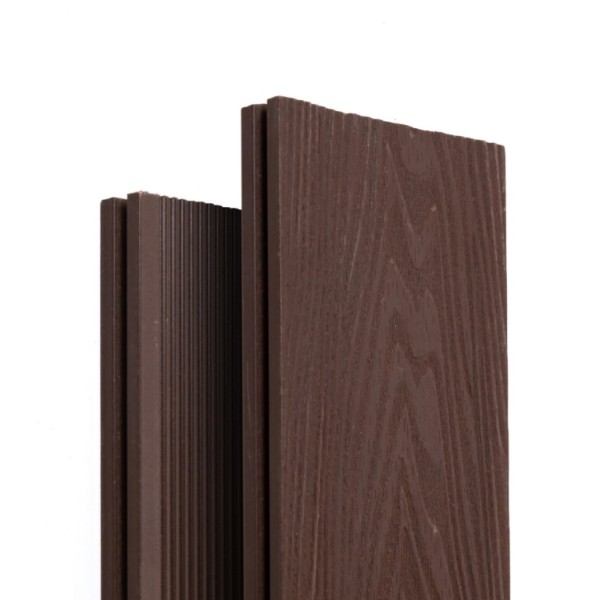 Террасная доска Ecodecking Экстра 3D полнотелая Графит купить в Воскресенске