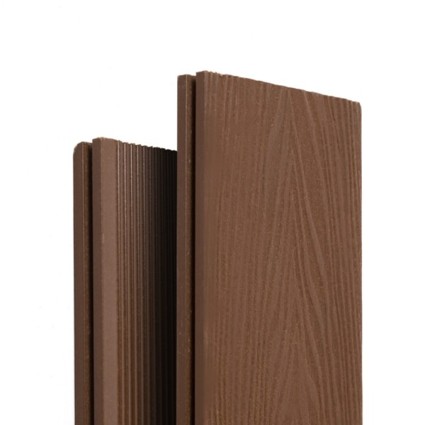 Террасная доска Ecodecking Экстра 3D полнотелая Шоколад купить в Воскресенске