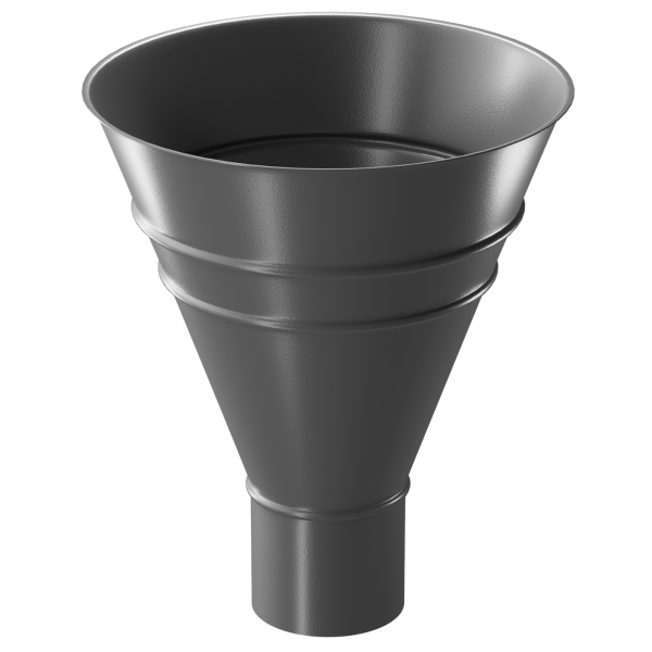 Воронка водосборная Döcke STAL PREMIUM, Графит купить в Воскресенске