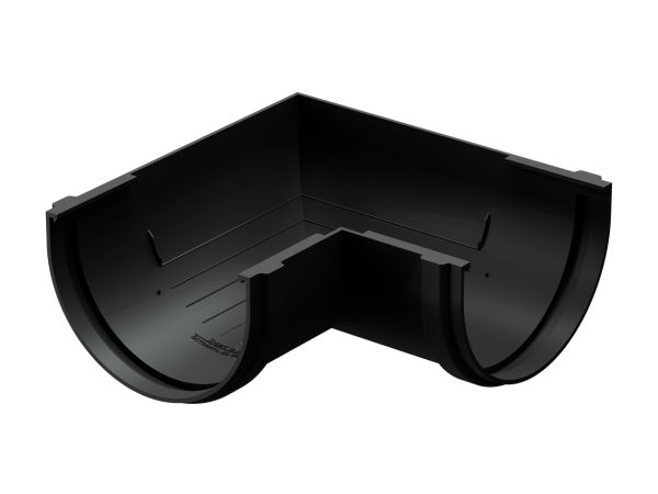 Угол желоба универсал 90˚ Docke Premium ПВХ - Карбон купить в Воскресенске