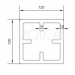 Столб SEQUOIA Evolution 3D WOOD GRAY купить в Воскресенске