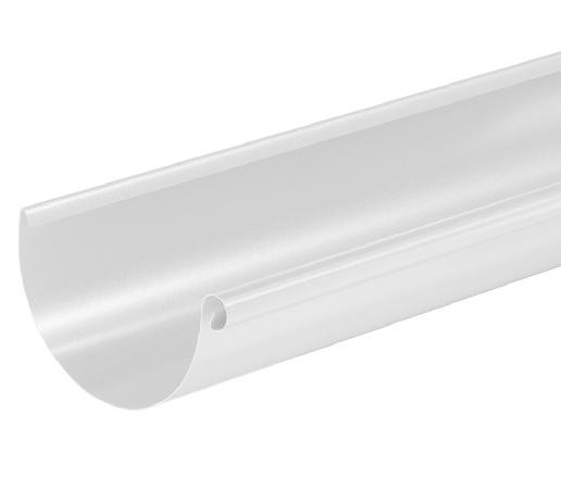 Водосток Aquasistem, система 125x90 - Водосточный желоб 3.00м RAL 9003 Белый купить в Воскресенске