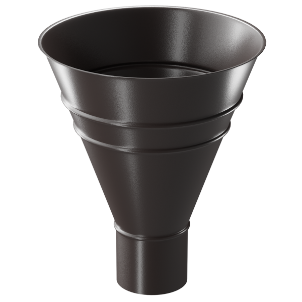 Воронка водосборная Döcke STAL PREMIUM, Шоколад купить в Воскресенске