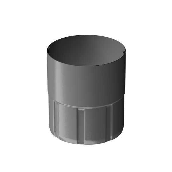 Муфта соединительная для водостока Döcke STAL PREMIUM, Графит купить в Воскресенске