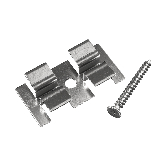 Клипса с саморезом, Grinder шовный монтаж 5 mm купить в Воскресенске