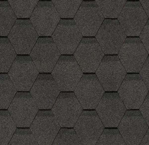 Гибкая черепица Docke, коллекция Шестигранник Серый купить в Воскресенске