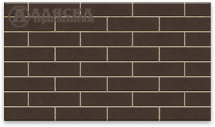 Фасадные Термопанели Аляска Amsterdam brown купить в Воскресенске