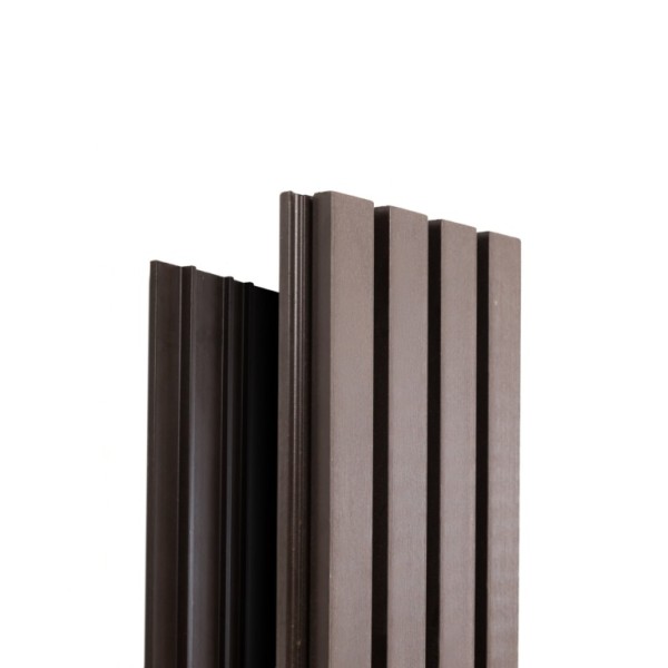 Фасадная доска Ecodecking Техно реечная 200х26х3000 Венге купить в Воскресенске
