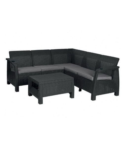 Угловой диван  Yalta Corner Set (столик в комплект не входит) купить в Воскресенске