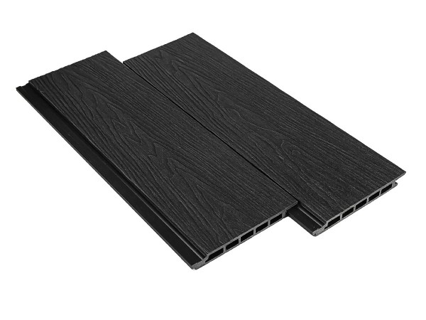 Фасадная панель из ДПК Deckart Vista 3D с текстурой дерева Графит купить в Воскресенске