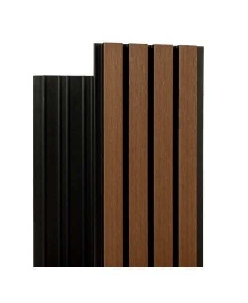 Фасадная реечная панель Ecodecking Скай коэкструзия 200х20х3000 Тик купить в Воскресенске