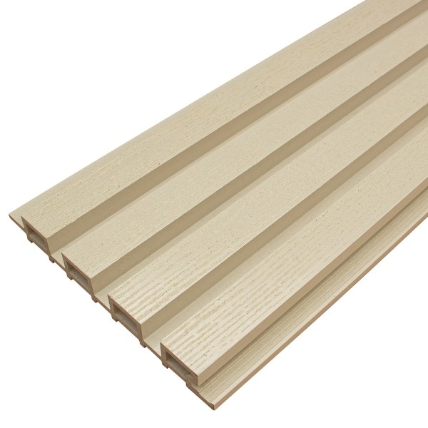 Фасадная доска из ДПК Faynag Wood Рейка Слоновая кость купить в Воскресенске