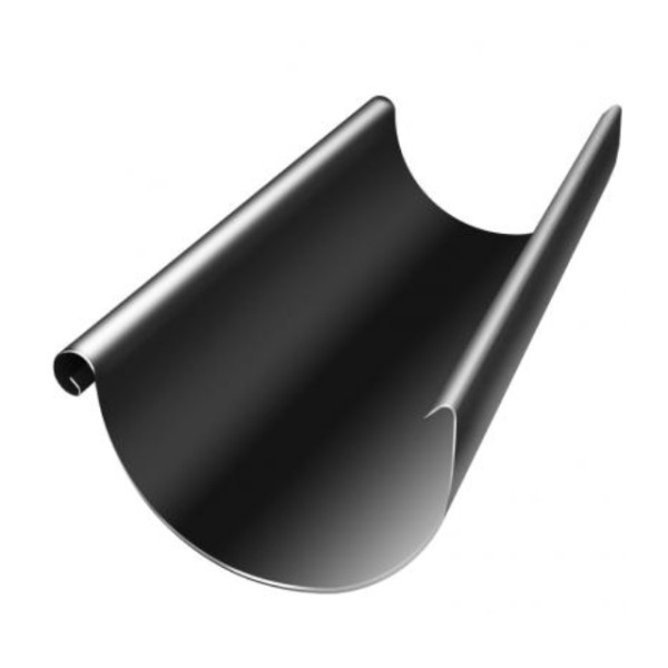 Водосток Grand Line 125x90 – Желоб 3м RAL 9005 купить в Воскресенске
