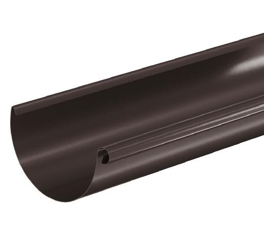 Водосток Aquasistem, система 150/100 - Водосточный желоб 3.00м RR 32 Тёмно Коричневый купить в Воскресенске