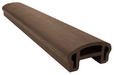 Перила вехнее фигурное Woodvex Select Темно - Коричневый купить в Воскресенске