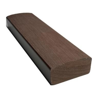 Лавочный брус Ecodecking Некст полнотелый брашированный 70х35 шоколад купить в Воскресенске