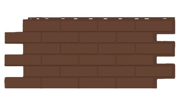 Фасадная панель T-Siding Кирпич Модерн Эко Браун купить в Воскресенске