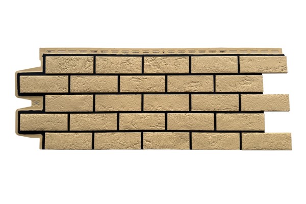 ФП Grand Line состаренный кирпич премиум Песочный (шов RAL 9005) купить в Воскресенске