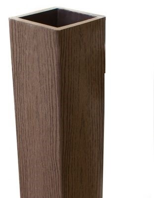 Столб опорный Woodvex Co-Extrusion Темно - Коричневый купить в Воскресенске