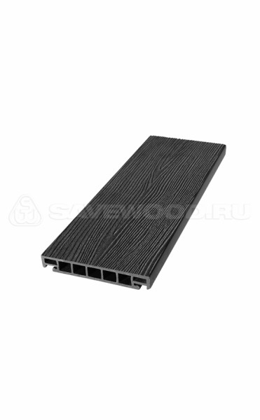 Террасная доска из ДПК SW Salix (S) (R) черный купить в Воскресенске